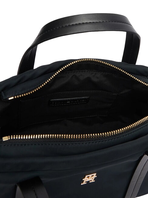 TH SOFT NYLON Handtasche mit Schulterriemen Schwarz - Damentaschen