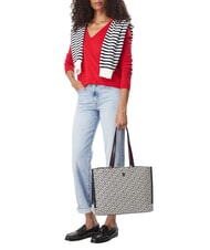 TOMMY HILFIGER TH JACQUARD Umh&auml;ngetasche Raum blau - Damentaschen - 2