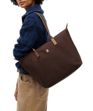 TOMMY HILFIGER POPETTE Einkaufstasche brauner Fondant - Damentaschen - 2
