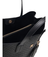 TOMMY HILFIGER TH ICON Handtasche mit Schulterriemen Schwarz - Damentaschen - 5
