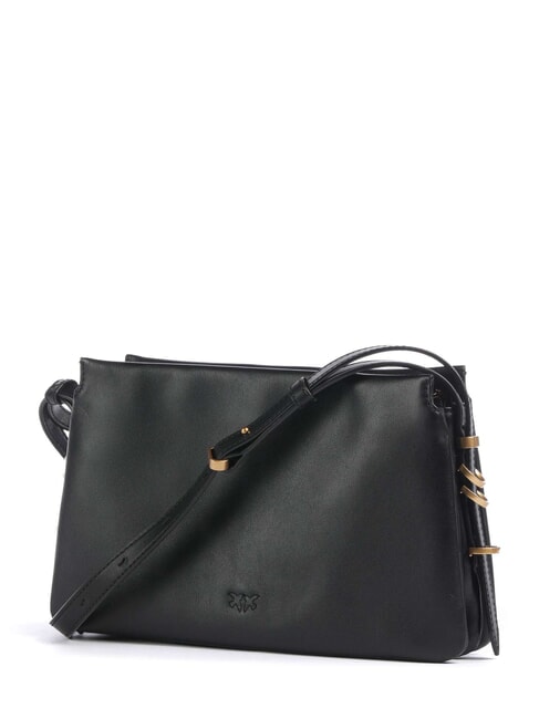 LOVE ONE MINI Mini-Schultertasche schwarz-antikgold - Damentaschen
