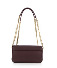 PINKO CLICK SOFT Mini-Schultertasche / Umh&auml;ngetasche Dunkelbraun-Antikgold - Damentaschen - 3
