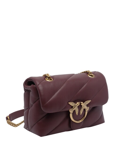 MINI LOVE BAG Nappatasche intensives Johannisbeer-Antikgold - Damentaschen