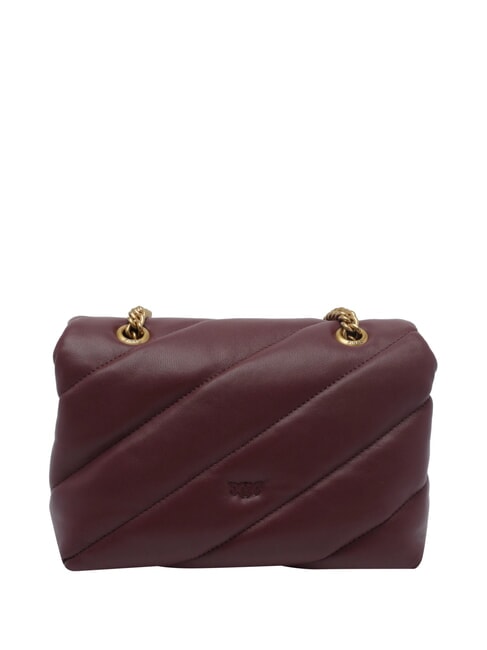MINI LOVE BAG Nappatasche intensives Johannisbeer-Antikgold - Damentaschen
