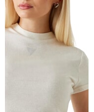 GUESS LICIA Kurzarm-T-Shirt cremwhi - T-Shirts und Tops f&uuml;r Damen - 3