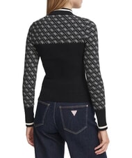 GUESS MOCK NECK AUBREY 4G Slim Fit Pullover - Damenpullover