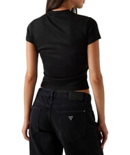 GUESS LICIA Kurzarm-T-Shirt tiefschwarz meliert - T-Shirts und Tops f&uuml;r Damen - 2