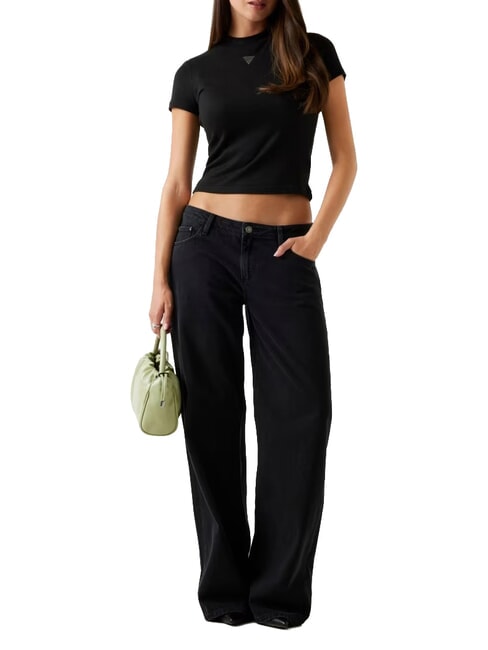 LICIA Kurzarm-T-Shirt tiefschwarz meliert - T-Shirts und Tops f&uuml;r Damen