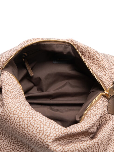 PRIVE L Schultertasche mit Schultergurt beiger Meer - Damentaschen