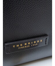 THE BRIDGE GEMMA Handtasche mit Schulterriemen Schwarzes Gold - Damentaschen - 3