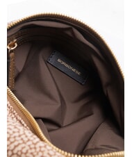 BORBONESE PRIVE Schultertasche mit Schultergurt beiger Meer - Damentaschen - 4
