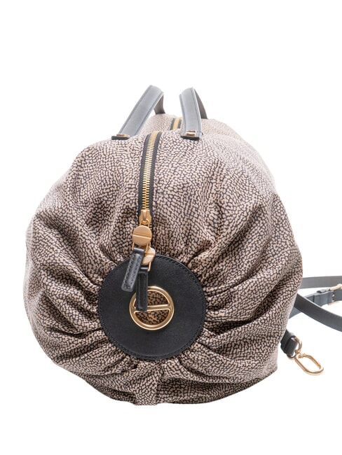 B-ACCADEMY Maxi-Handtasche mit Schulterriemen OP / NATUR / SCHWARZ - Damentaschen