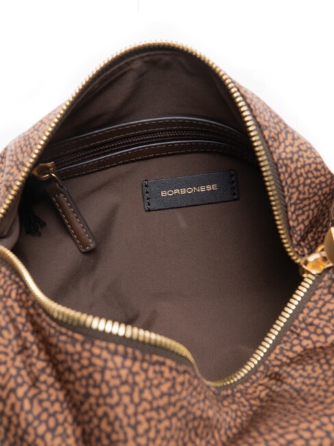 PRIVE Schultertasche mit Schultergurt Kastanie - Damentaschen