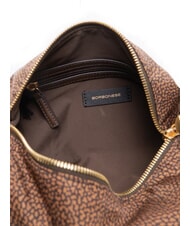 BORBONESE PRIVE Schultertasche mit Schultergurt Kastanie - Damentaschen - 5
