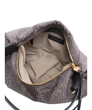 BORBONESE PRIVE Schultertasche mit Schultergurt Teer - Damentaschen - 5