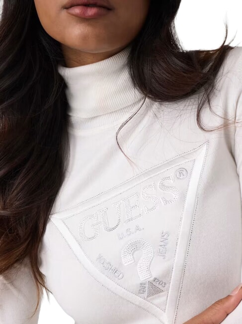 HALLIE TRIANGLE Pullover mit hohem Kragen und langen &Auml;rmeln cremwhi - Damenpullover