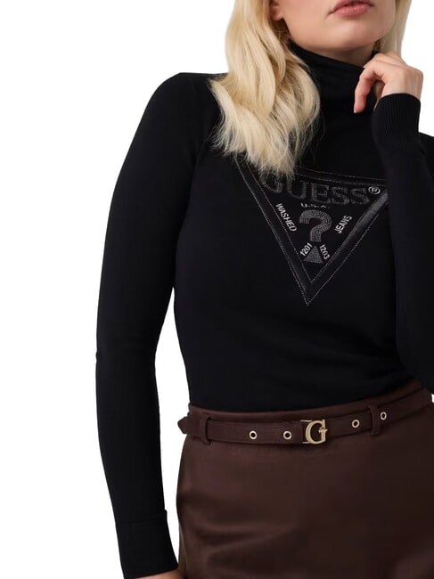 HALLIE TRIANGLE Pullover mit hohem Kragen und langen &Auml;rmeln jetbla - Damenpullover