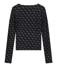 GUESS BOAT TEODORA Lang&auml;rmeliges T-Shirt jetbla - T-Shirts und Tops f&uuml;r Damen - 5