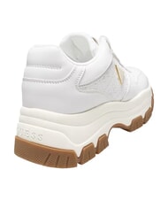 GUESS BENETO3 Turnschuhe Wei&szlig; - Damenschuhe - 4