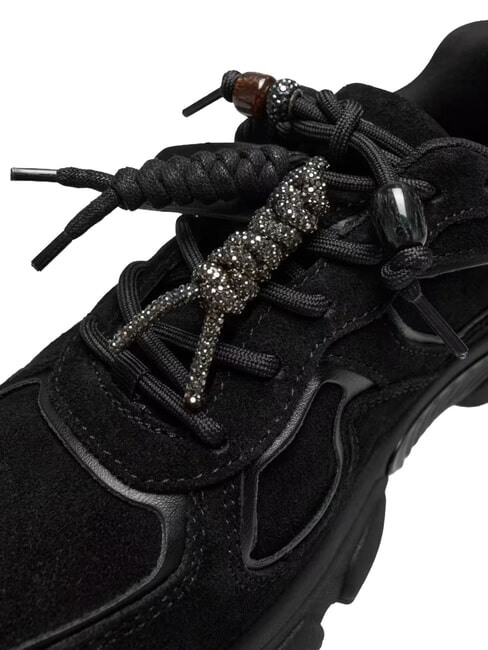 IRRINA Ledersneakers SCHWARZ - Damenschuhe
