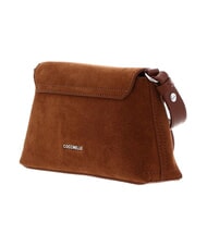 COCCINELLE NIKLA SUEDE BIM Mini-Schultertasche Cognac - Damentaschen - 3