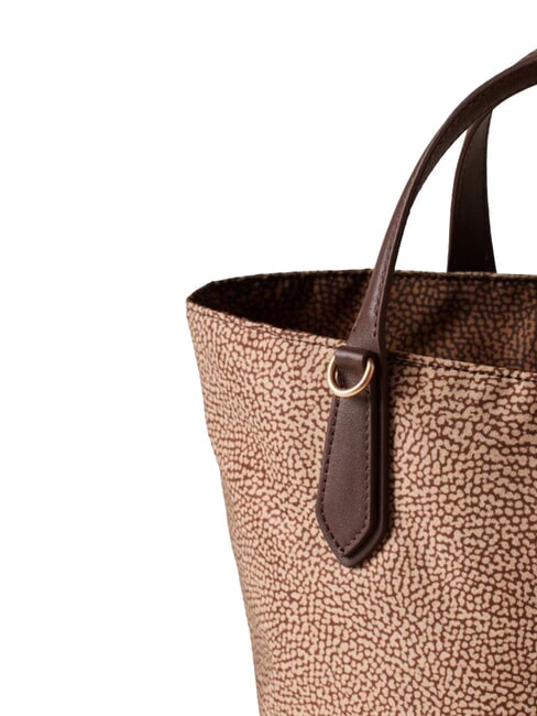 B-ESCAPE Handtasche mit Schulterriemen beige/kastanienbraun - Damentaschen