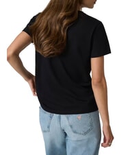 GUESS JEANS TRIANGLE Baumwoll-T-Shirt - T-Shirts und Tops f&uuml;r Damen