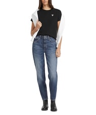 GUESS JEANS TRIANGLE Baumwoll-T-Shirt jetbla - T-Shirts und Tops f&uuml;r Damen - 6