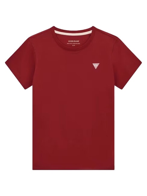 SLIM LOGO Slim-Fit-Stretch-T-Shirt Weinbergrot - T-Shirts und Tops f&uuml;r Damen