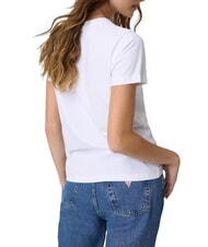 GUESS JEANS TRIANGLE Baumwoll-T-Shirt - T-Shirts und Tops f&uuml;r Damen