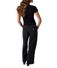 GUESS JEANS PRINT SLIM Schmal geschnittenes Kurzarm-T-Shirt jetbla - T-Shirts und Tops f&uuml;r Damen - 2