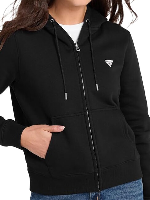 REGULAR MINI Kapuzenpulli mit Rei&szlig;verschluss jetbla - Sweatshirts Damen