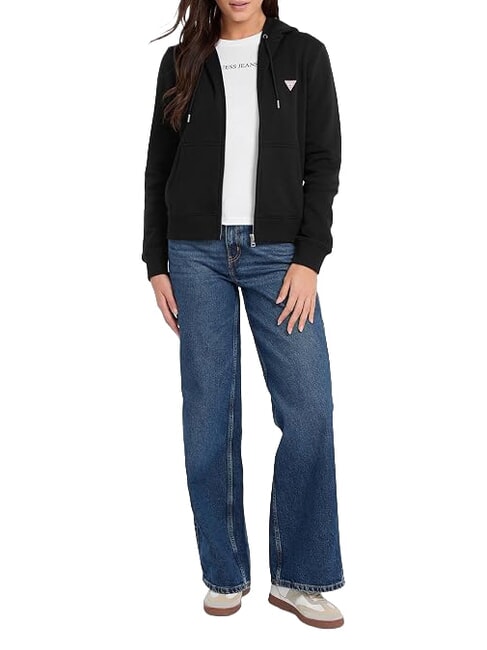 REGULAR MINI Kapuzenpulli mit Rei&szlig;verschluss jetbla - Sweatshirts Damen