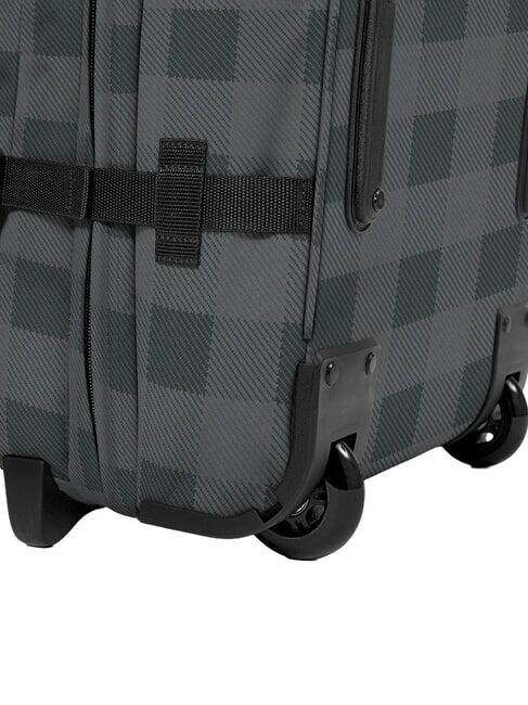 TRANVERZ M Mittlerer Trolley kariert grau - Halbharte Trolleys