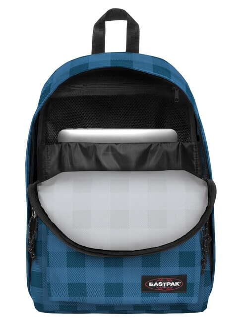 OUT OF OFFICE 13 "Laptop-Rucksack blau kariert - Rucks&auml;cke f&uuml;r Schule &amp; Freizeit