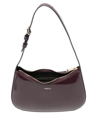 FURLA MARGOT Schultertasche aus Lackleder Winterbl&uuml;te - Damentaschen - 3