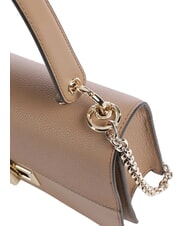FURLA AMELIA Schultertasche aus Leder mit Schulterriemen Toffee - Damentaschen - 6