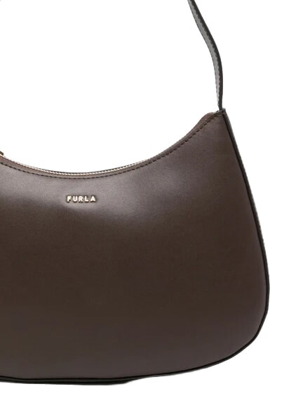 MARGOT Schultertasche, Leder Schokolade - Damentaschen