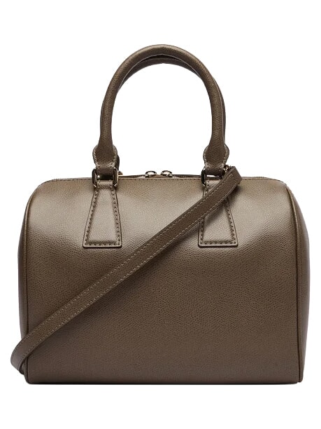 OLIVIA Handtasche mit Schulterriemen schlammiges Grau - Damentaschen