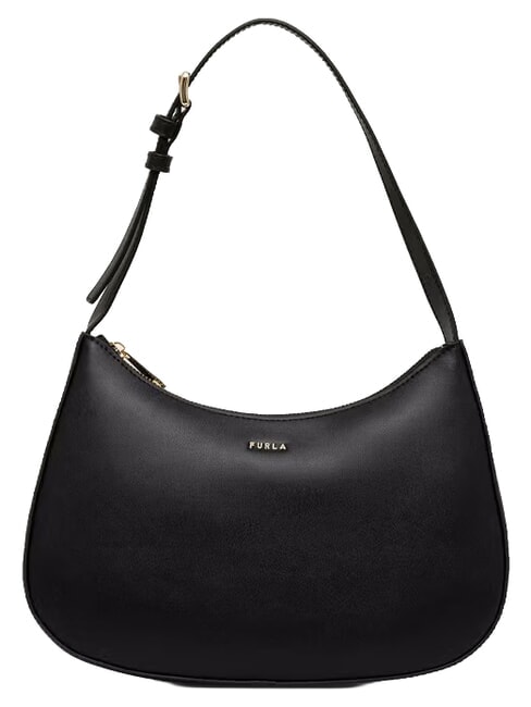 MARGOT Schultertasche, Leder Schwarz - Damentaschen