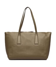 FURLA OLIVIA Leder-Einkaufstasche schlammiges Grau - Damentaschen - 4