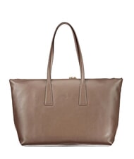 FURLA OLIVIA Einkaufstasche aus Leder schlammiges Grau - Damentaschen - 2