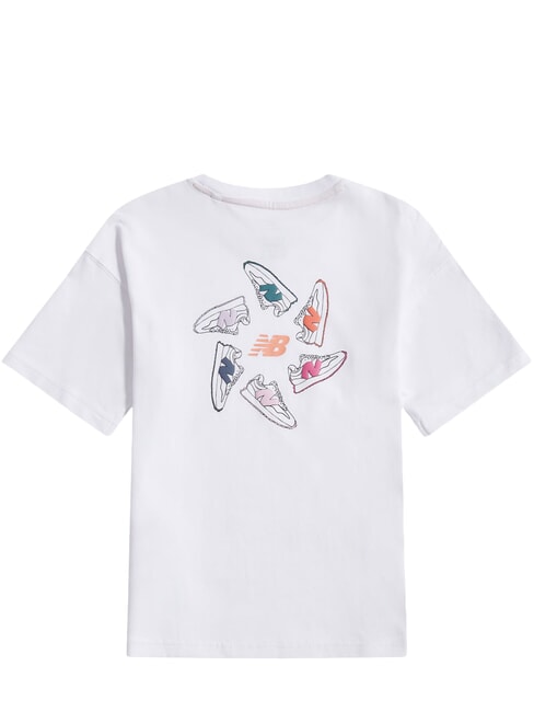 CIRCLE GRAPHIC Baumwoll-T-Shirt NB hellwei&szlig; - Kinder-T-Shirt