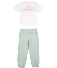NEW BALANCE FLORAL LOGO T-Shirt + Trainingshosen-Set - Trainingsanz&uuml;ge f&uuml;r Kinder