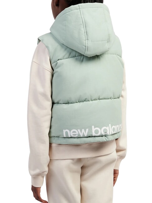 BAFFLE &Auml;rmellose Jacke mit Kapuze Mosaikgr&uuml;n - Kinder Jacken