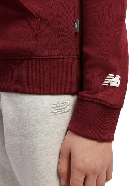 RUNNING CLUB Kinder-Sweatshirt mit Kapuze Monarch Burgundy - Sweatshirts Kinder