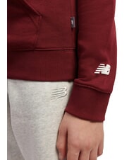 NEW BALANCE RUNNING CLUB Kinder-Sweatshirt mit Kapuze Monarch Burgundy - Sweatshirts Kinder - 3