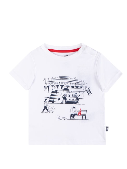 STADIUM Baby-Set: T-Shirt + Hose NB hellwei&szlig; - Trainingsanz&uuml;ge f&uuml;r Kinder