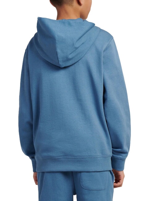 FRENCH TERRY Kinder-Sweatshirt mit Kapuze K&uuml;stenlinie blau - Sweatshirts Kinder