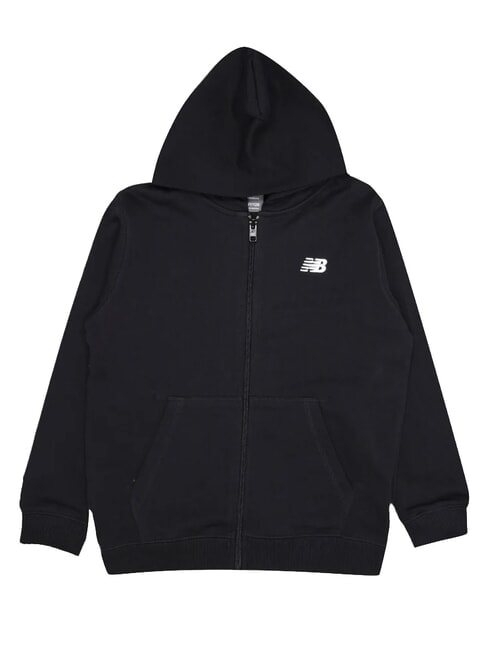 FRENCH TERRY Kinder-Sweatshirt mit Kapuze NB Kaviar - Sweatshirts Kinder